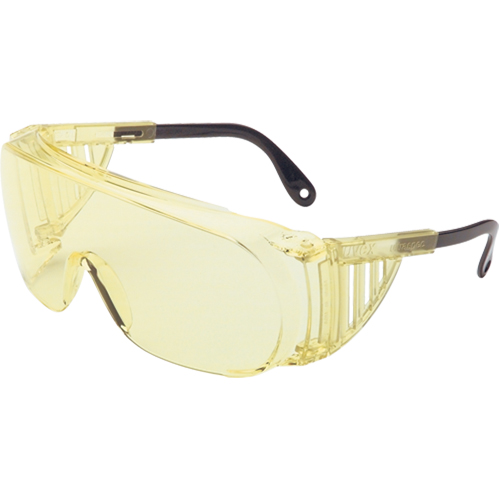 Lunettes de s&eacute;curit&eacute; antibu&eacute;es Uvex Ultraspec 2000 Uvextreme, Lentille Ambr&eacute;e, Antibu&eacute;e/Anti-&eacute;gratignures, ANSI Z87+/R&eacute;pond ou surpasse la norme CSA Z94.3 Air Extreme Inc.