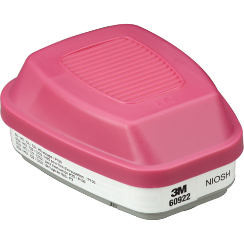 6000 Series Respirator Cartridges, Gas/Vapour Cartridge, Acid Gas/P100 Air Extreme Inc.