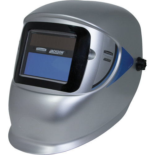 WH40 Variable ADF Welding Helmet, 3.77" L x 1.65" W View Area, 9 - 13 Shade Range, Silver Air Extreme Inc.