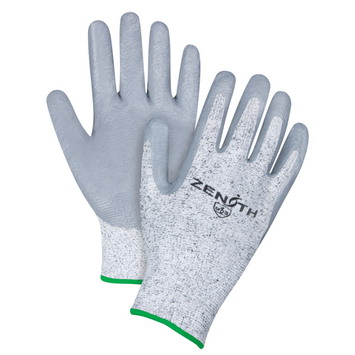 Gants &eacute;lastiques sans coutures r&eacute;sistants &agrave; la coupe, Taille Moyen/8, Calibre 13, Rev&ecirc;tement Nitrile, Enveloppe en PEHP, ANSI/ISEA 105 niveau 2/EN 388 niveau 3 Air Extreme Inc.