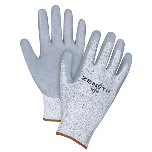 Gants &eacute;lastiques sans coutures r&eacute;sistants &agrave; la coupe, Taille Grand/9, Calibre 13, Rev&ecirc;tement Nitrile, Enveloppe en PEHP, ANSI/ISEA 105 niveau 2/EN 388 niveau 3 Air Extreme Inc.