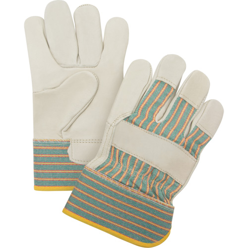 Abrasion-Resistant Fitter's Gloves, Medium, Grain Cowhide Palm Air Extreme Inc.