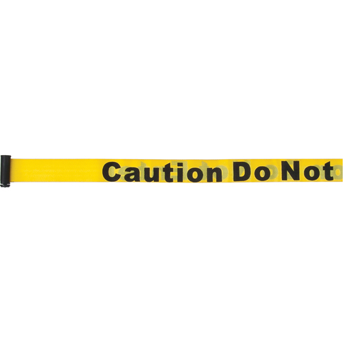 Tape Cassettes for Build-Your-Own Crowd Control Barriers, Caution Do Not Enter, 7', Yellow Tape Air Extreme Inc.