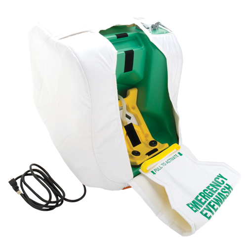 Heated Portable Eyewash Station, Gravity-Fed, 16 gal. Capacity, Meets ANSI Z358.1 Air Extreme Inc.