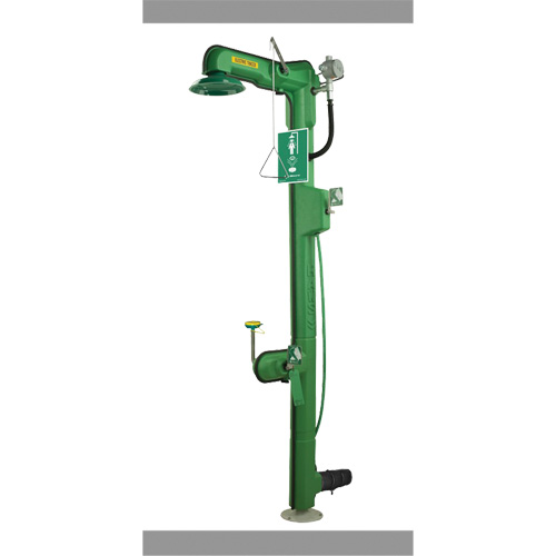 Heat-Traced Combination Emergency Shower & Eye/Face Wash Station, Wall-Mount Air Extreme Inc.
