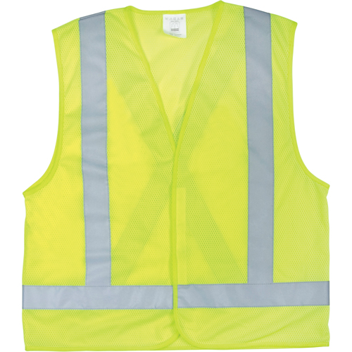 Veste de s&eacute;curit&eacute; pour la circulation, Jaune lime haute visibilit&eacute;, Grand, Polyester Air Extreme Inc.