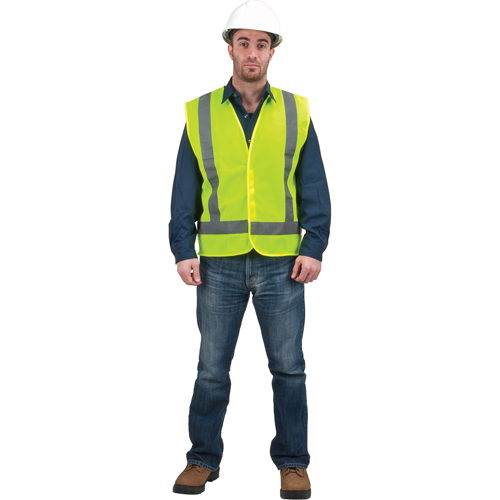 Veste de s&eacute;curit&eacute; pour la circulation, Jaune lime haute visibilit&eacute;, Grand, Polyester Air Extreme Inc.