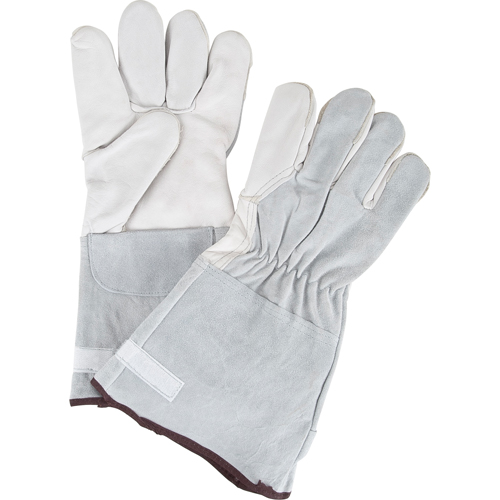 Standard-Duty Snug Wrist Work Gloves, Large, Goat Grain Palm Air Extreme Inc.