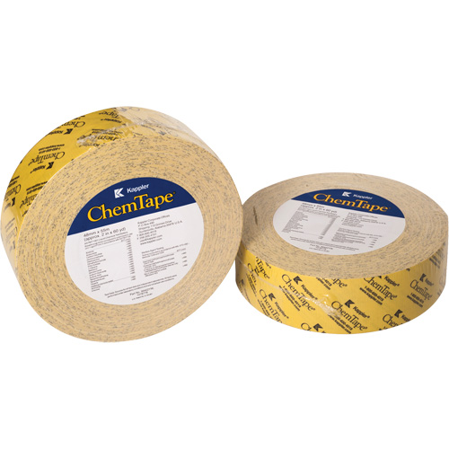 ChemTape&reg; Chemical-Resistant Tape, 50.8 mm (2") x 50 m (164'), Yellow Air Extreme Inc.