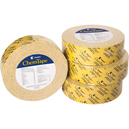 ChemTape&reg; Chemical-Resistant Tape, 50.8 mm (2") x 50 m (164'), Yellow Air Extreme Inc.