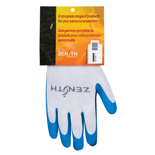 Natural Rubber Seamless Knit Coated Gloves, 7, Rubber Latex Coating, 10 Gauge, Polyester/Cotton Shell Air Extreme Inc.