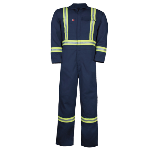 Westex UltraSoft&reg; Unlined Coveralls, Size 34/36, Navy Blue, 12.4 cal/cm2 Air Extreme Inc.