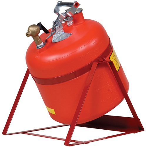 Laboratory Safety Can with Faucet, Type I, Steel, 5 US gal., Red, FM Approved Air Extreme Inc.