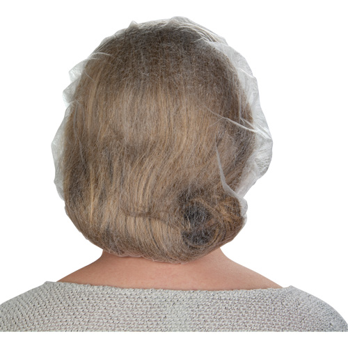 Bonnets bouffants non tiss&eacute;s, Polypropyl&egrave;ne, 21"/Grand, Blanc Air Extreme Inc.