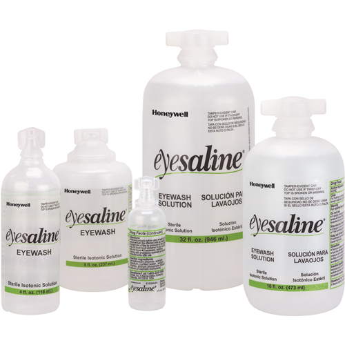 Bouteilles de solution saline pour douche oculaire, Bouteille Plein, 16 oz Air Extreme Inc.