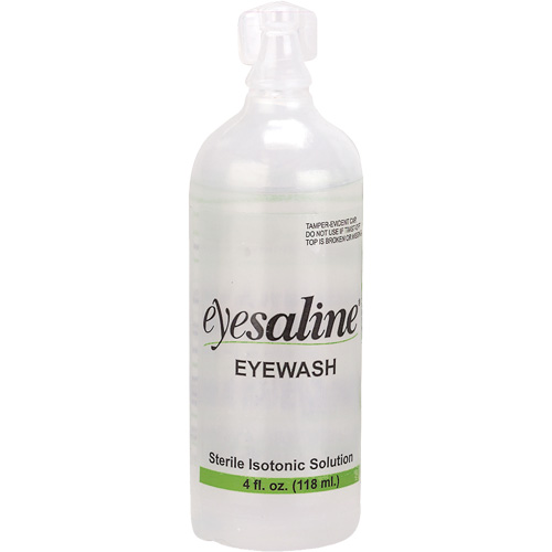 Bouteilles de solution saline pour douche oculaire, Bouteille Plein, 4 oz Air Extreme Inc.