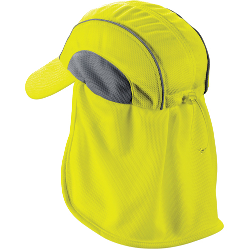 Chill-Its&reg; 6650 Cooling Hats with Neck Shades, Hi-Vis Lime Air Extreme Inc.