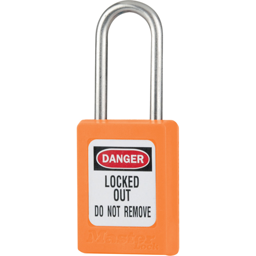 S31 Zenex Safety Padlock, Orange, Keyed Different, Thermoplastic, 1-3/8" Width Air Extreme Inc.