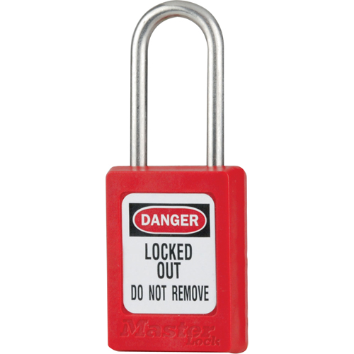 S31 Zenex Safety Padlock, Red, Keyed Different, Thermoplastic, 1-3/8" Width Air Extreme Inc.