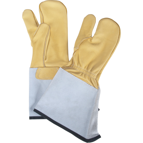3-Finger Gloves, Medium, Grain Cowhide Palm Air Extreme Inc.