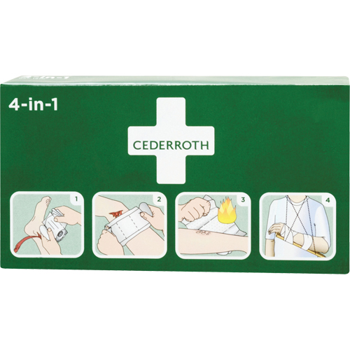 Coagulant 4-dans-1 cederroth, 9" lo x 5-1/2" la Air Extreme Inc.