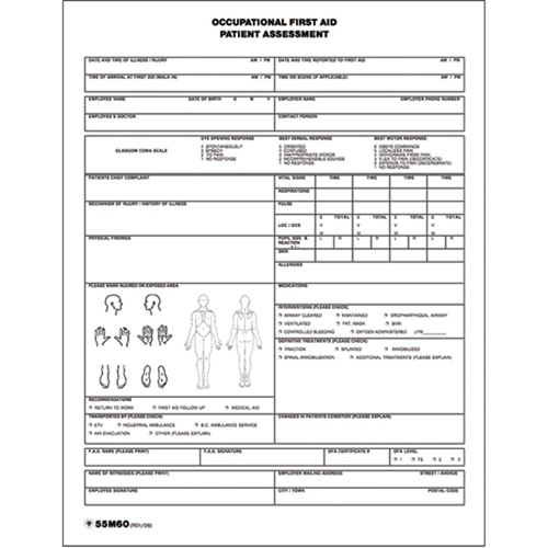 Patient Assessment Chart Air Extreme Inc.