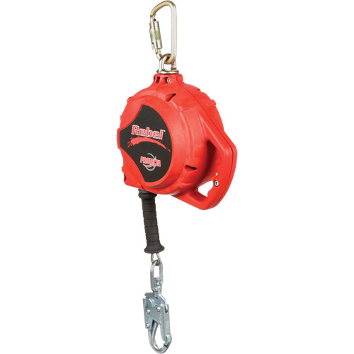 Cordage de s&eacute;curit&eacute; autor&eacute;tractable Rebel, 33', Acier galvanis&eacute;, Pivotant Air Extreme Inc.