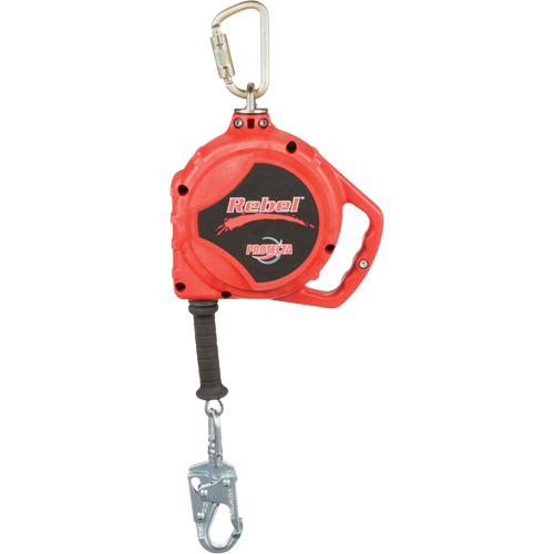 Cordage de s&eacute;curit&eacute; autor&eacute;tractable Rebel, 33', Acier galvanis&eacute;, Pivotant Air Extreme Inc.