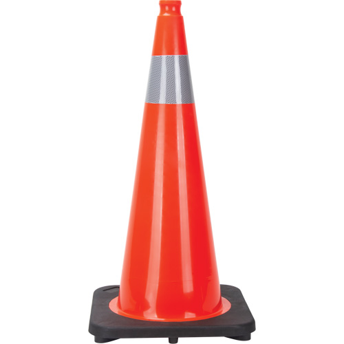 Traffic Cone, 28", Orange, 4" Reflective Collar(s) Air Extreme Inc.