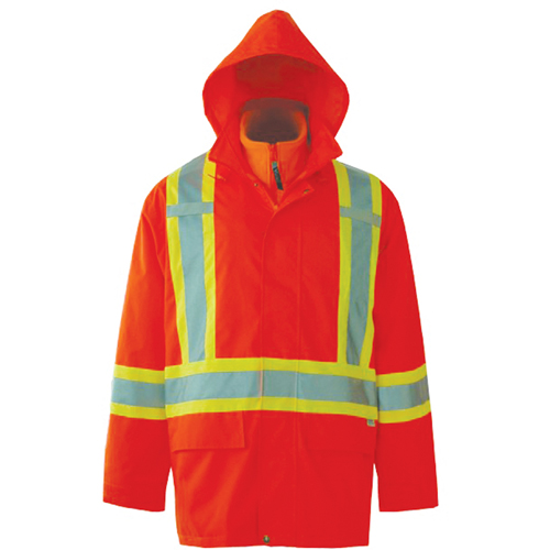 Vestes de s&eacute;curit&eacute; 3 en 1 Journeyman, Polyester, Orange haute visibilit&eacute;, Petit Air Extreme Inc.