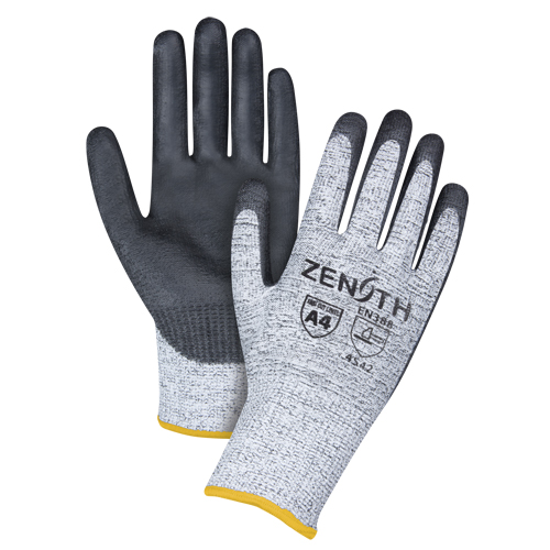 Gants &eacute;lastiques sans coutures r&eacute;sistants &agrave; la coupe, Taille 2T-Grand/11, Calibre 13, Rev&ecirc;tement Polyur&eacute;thane, Enveloppe en PEHP, ANSI/ISEA 105 niveau 4/EN 388 niveau 5 Air Extreme Inc.