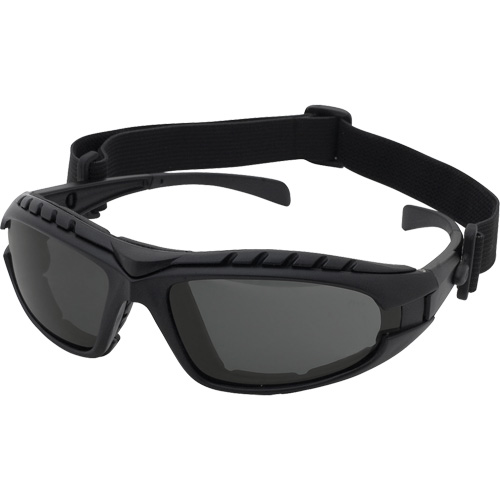 Dustdevil Black Frame Safety Glasses, Grey Lens, Anti-Fog/Anti-Scratch, ANSI Z87+/Meets/Exceeds CSA Z94.3 Air Extreme Inc.