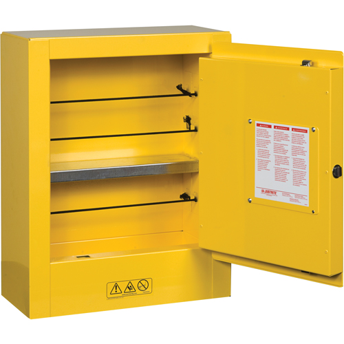 Sure-Grip&reg; EX Mini Flammable Safety Cabinet, 2 Gal., 1 Door, 17" W x 22" H x 8" D Air Extreme Inc.