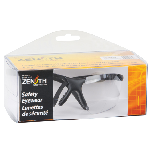 Lunettes de s&eacute;curit&eacute; s&eacute;rie Z1800 avec verres de lecture, Anti-&eacute;gratignures, Transparent, Dioptrie 2,5 Air Extreme Inc.