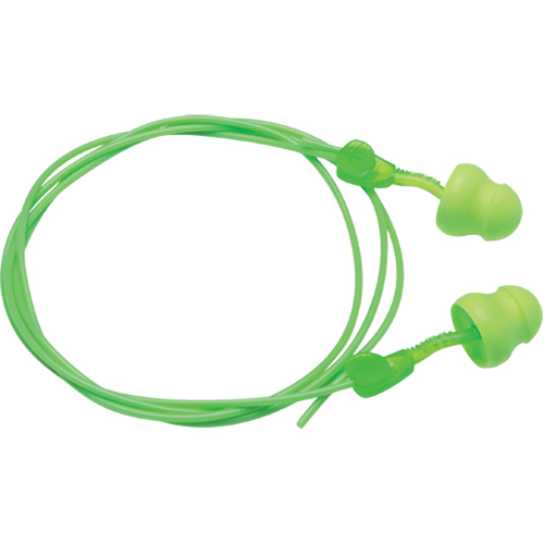 Bouchons d'oreilles en mousse Glide, Vrac - Boîte, Avec cordon Air Extreme Inc.