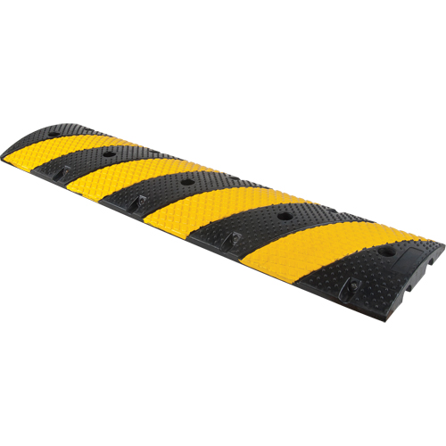 Speed Bump, Rubber, 4' L x 11-3/4" W x 2" H Air Extreme Inc.