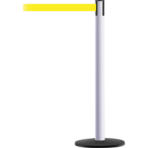 Montant pour syst&egrave;me Advance TensaBarrier, Acier, 36" h, Ruban Jaune, Longueur du ruban 7,5' Air Extreme Inc.