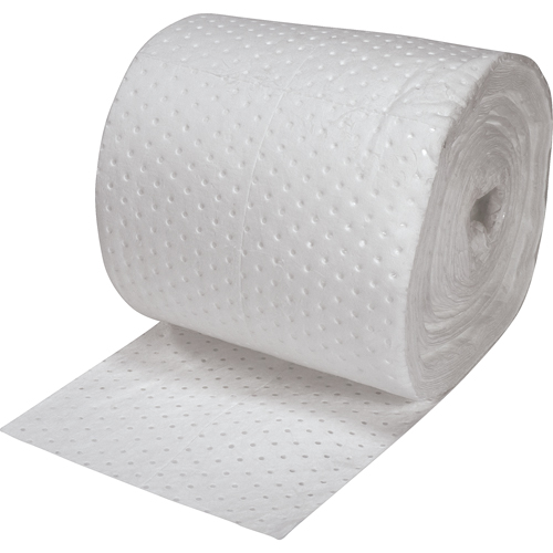 Premium Fine Fiber Sorbent Rolls, Heavyweight, 150' L x 15" W, 25 gal. Absorbancy Air Extreme Inc.
