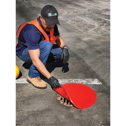 Tapis pour drain Ultra-Drain Seals, Circulaire, 12" dia. Air Extreme Inc.