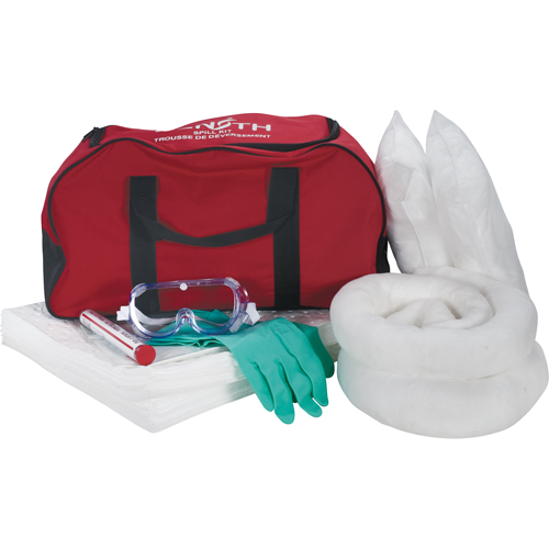 Trousse de lutte contre les d&eacute;versements pour v&eacute;hicules, Huile seulement, Sac, Absorbance de 10 gal. US Air Extreme Inc.
