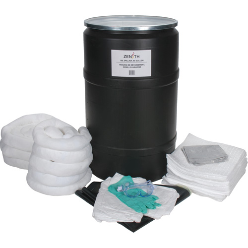 Spill Kit, Oil Only, Drum, 55 US gal. Absorbancy Air Extreme Inc.