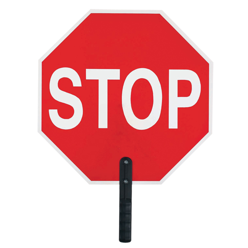 "Stop" Traffic Sign, 18" x 18", Plastic, English with Pictogram Air Extreme Inc.