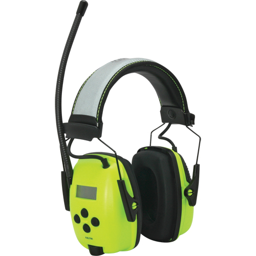 Casques-radio num&eacute;riques &agrave; haute visibilit&eacute; Sync de Howard Leight, Style Bandeau, 25 dB Air Extreme Inc.