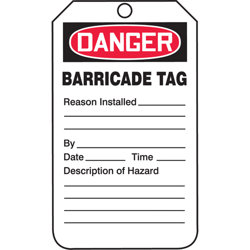 &eacute;tiquettes de s&eacute;curit&eacute;, Plastique, 3-3/8" la x 5-3/4" h, Anglais Air Extreme Inc.