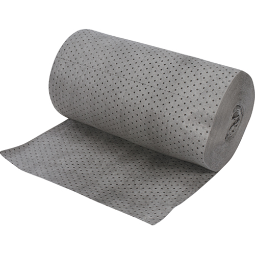 Rouleaux absorbants en fibres fines de calibre industriel, Lourd, 150' lo x 30" la, Absorption 70 gal. Air Extreme Inc.