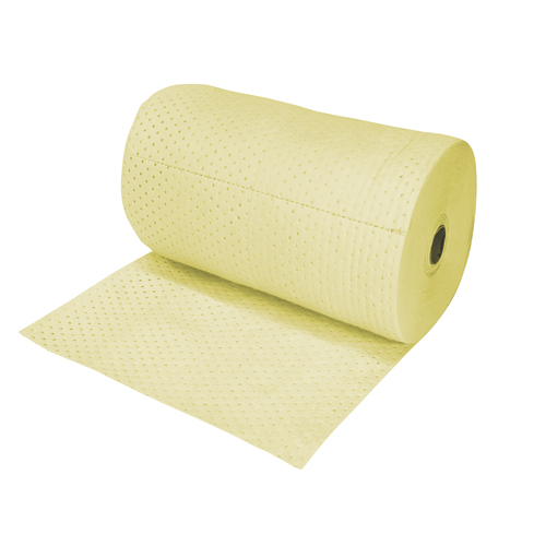 Industrial-Grade Fine Fibre Sorbent Rolls, Heavyweight, 150' L x 30" W, 70 gal. Absorbancy Air Extreme Inc.