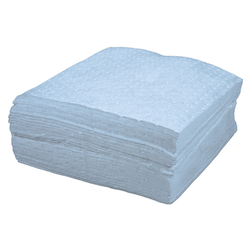 Feuilles absorbantes bleues li&eacute;es de premi&egrave;re qualit&eacute;, Huile seulement, 15" x 17", 8 gal. d'absorption Air Extreme Inc.