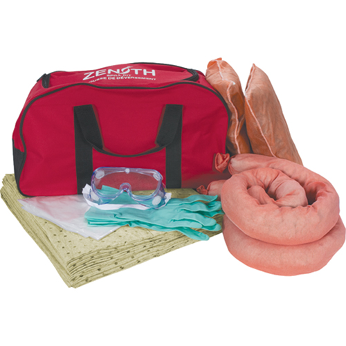 Trousse de lutte contre les d&eacute;versements pour v&eacute;hicules, Mati&egrave;res dangereuses, Sac, Absorbance de 10 gal. US Air Extreme Inc.