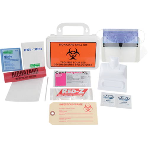 Trousse de luxe de nettoyage de d&eacute;versement, Biorisque, Mallette Air Extreme Inc.