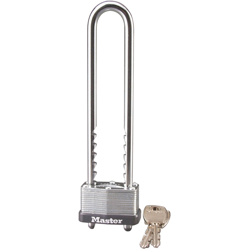 Laminated Padlock, Silver, Keyed Different, Laminated Steel, 1-3/4" Width Air Extreme Inc.